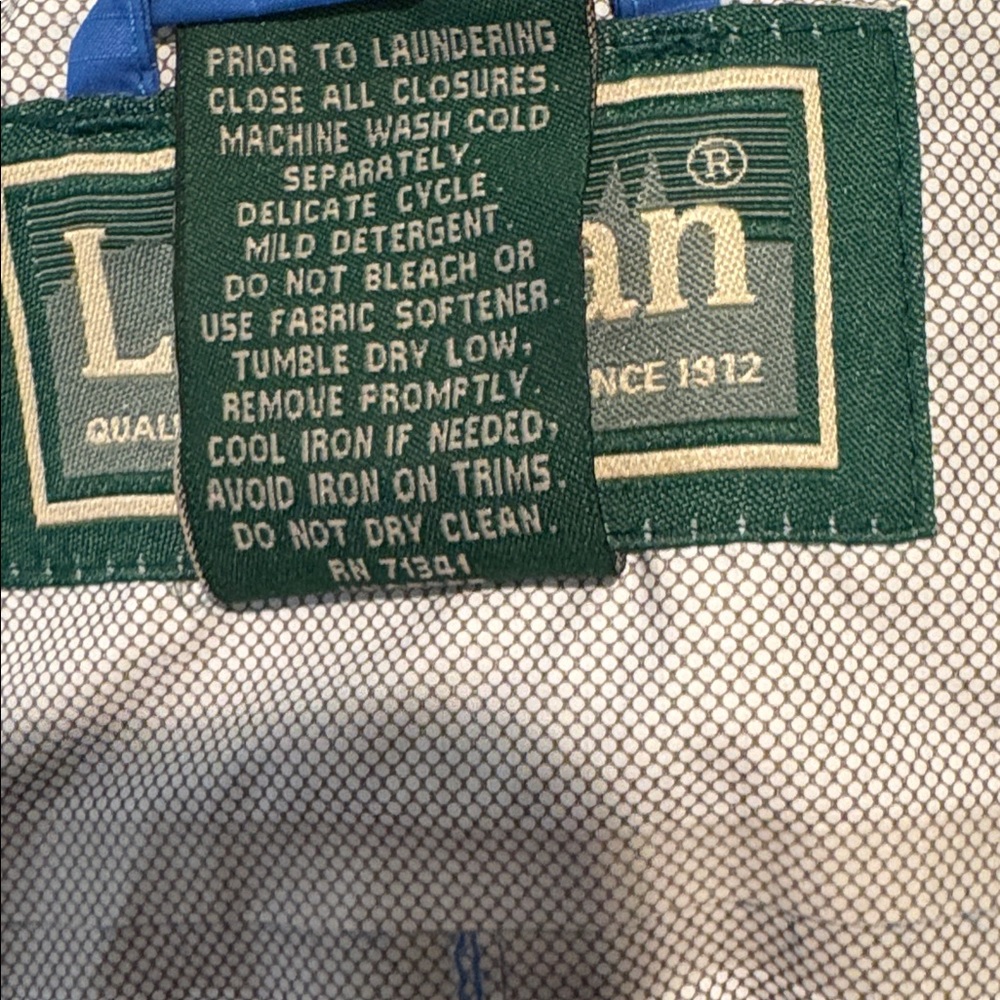 L.L.Bean Rain Jacket - Picture 9 of 12